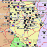 click for a larger are map of the Spartanburg SC MLS